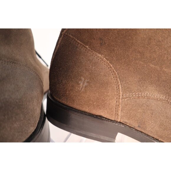 Frye Women's Brown Suede Lace-Up Combat Boots Size 7.5 - Picture 6 of 8